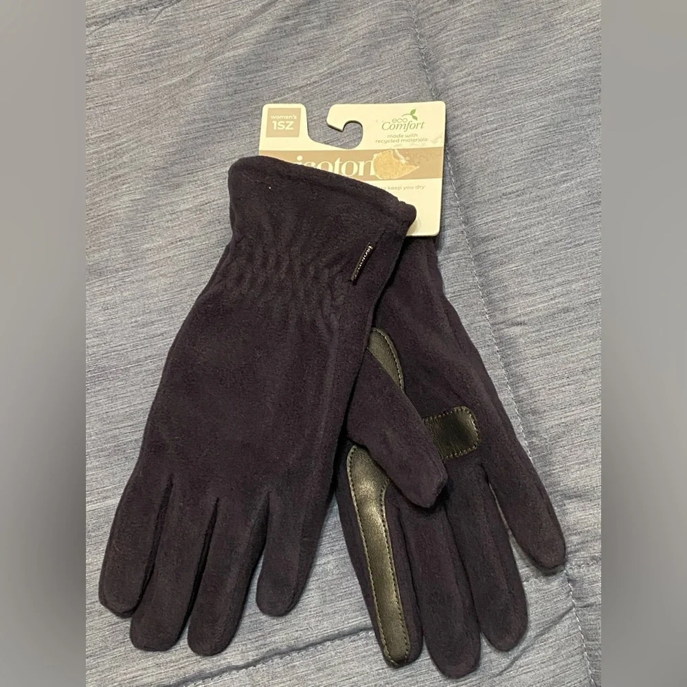Isotoner Women’s Dark Gray Gloves OS NWT
